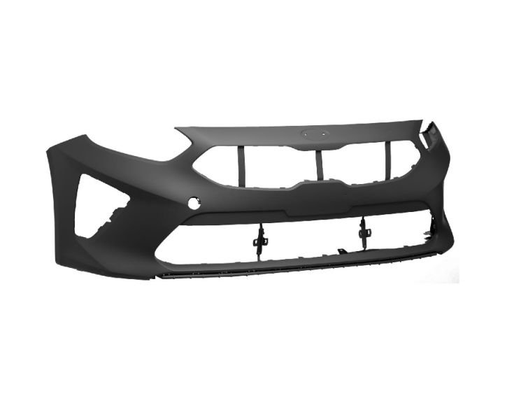 Acessar a peça Para choques frente preto, com marcação do sensor e marcação do lava-faróis