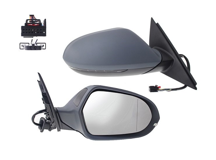 Espelho direito dobrável aquecido aquecido com primer + luz + bsd grande angular AUDI A6  pour AUDI A6 Espelho direito dobrável aquecido aquecido com primer + luz + bsd grande angular AUDI A6  pour AUDI A6