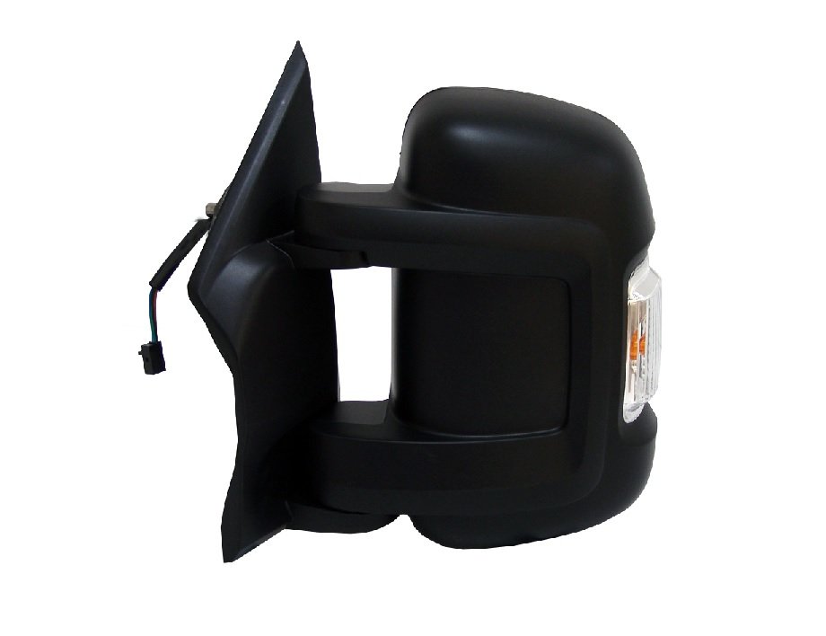 Espelho retrovisor elétrico, esquerdo, convexo, aquecido, com indicador de direção (16W), sensor (10 pinos) (curto)