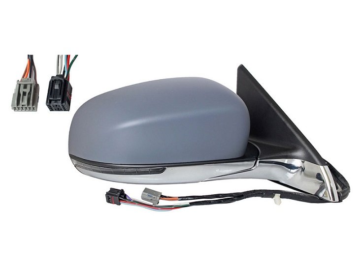 Aquecido elétrico direito preparado + cromado + pisca-pisca + espelho de cortesia grande angular JEEP COMPASS  pour JEEP COMPASS Aquecido elétrico direito preparado + cromado + pisca-pisca + espelho de cortesia grande angular JEEP COMPASS  pour JEEP COMPASS