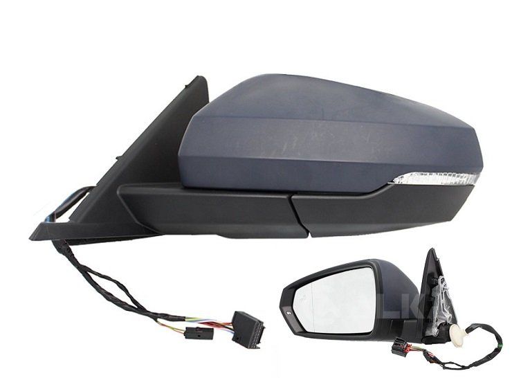 Acessar a peça Potência do espelho esquerdo, aquecido, dobrável, preparado + pisca + bsd [grande angular]