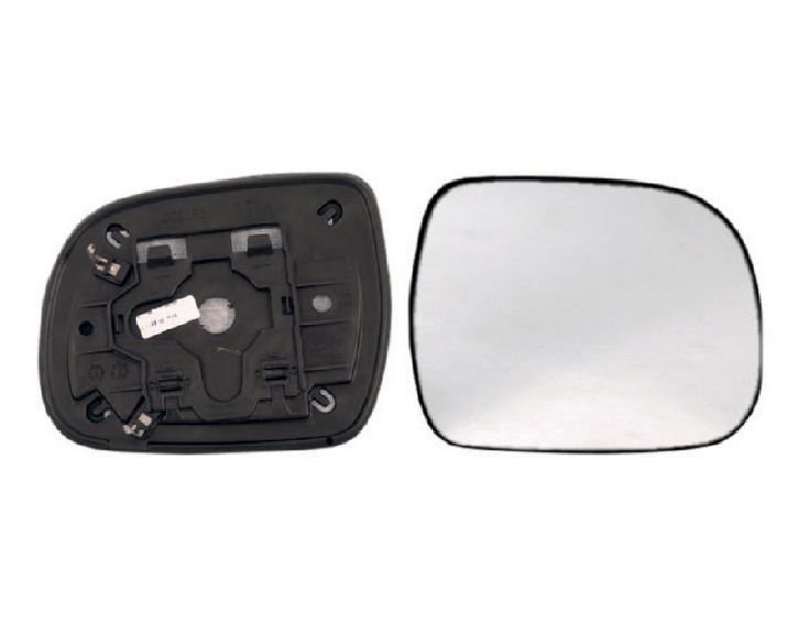 Acessar a peça Vidro com suporte direito convexo