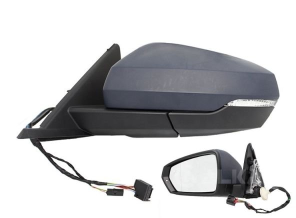 Acessar a peça Potência do espelho esquerdo, aquecido, dobrável, preparado + pisca + bsd [grande angular]