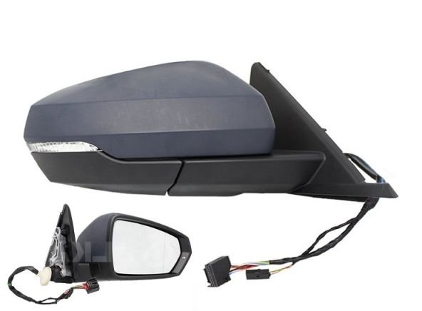 Acessar a peça Espelho direito elétrico, aquecido, dobrável, preparado + memória + pisca + bsd