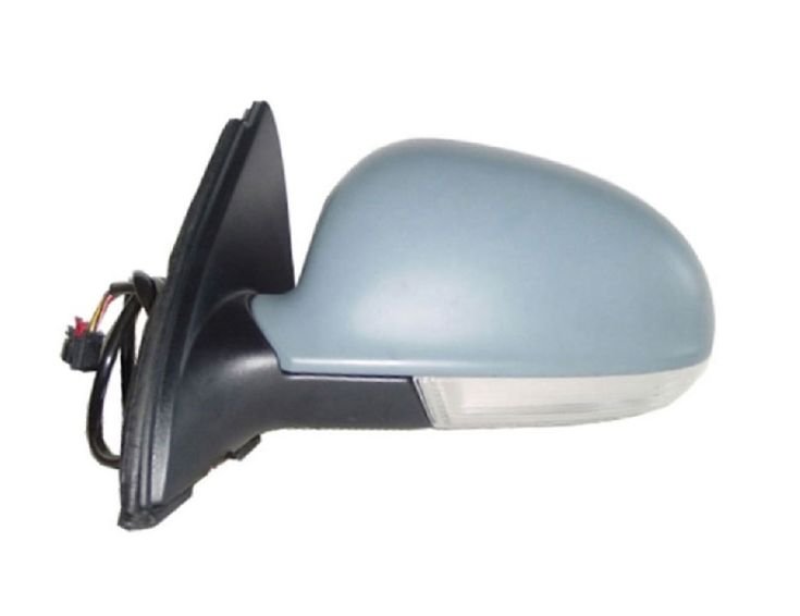 Acessar a peça Espelho esquerdo power heated flip primed + turn signal + cortesia [wide angle] [variant]