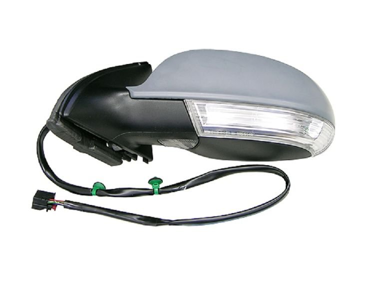 Acessar a peça Esquerda power heated flip primed + turn signal + cortesia + memória [wide angle] [variant]