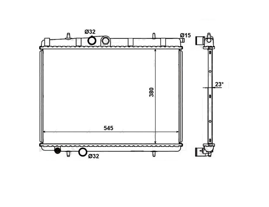 Acessar a peça Radiador 2.0l / 1.9l / 1.6l / 1.4l / 1.1l