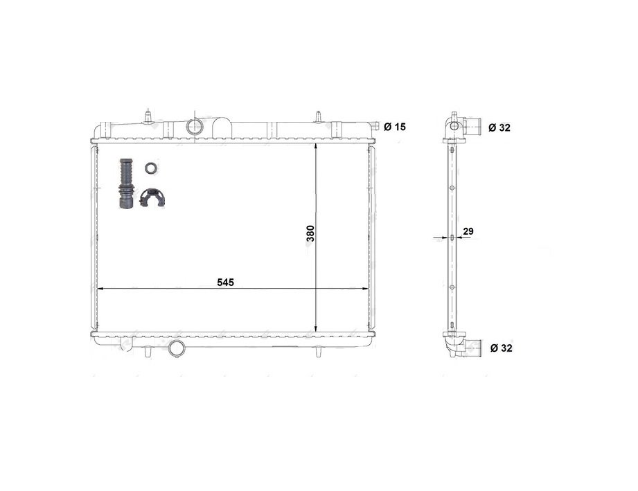 Acessar a peça Radiador 2.0l