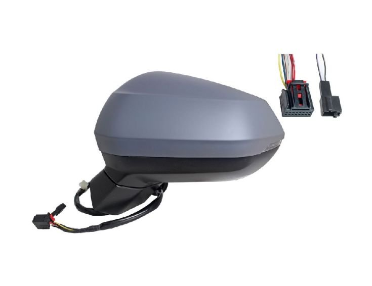 Acessar a peça Espelho esquerdo dobrável e aquecido primed power + pilot [grande angular]