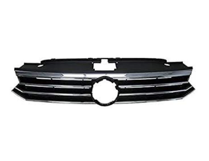 Acessar a peça Grelha frente aberta em preto brilhante [chrome]