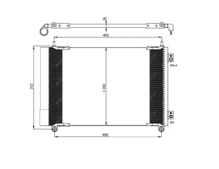 Acessar a peça Condensador climatização 1.6l - 2.0l 16v t.spark Acessar a peça Condensador climatização 1.6l - 2.0l 16v t.spark
