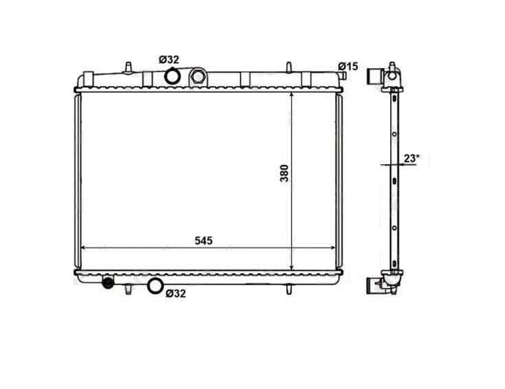 Acessar a peça Radiador 2.0l / 1.9l / 1.6l / 1.4l / 1.1l