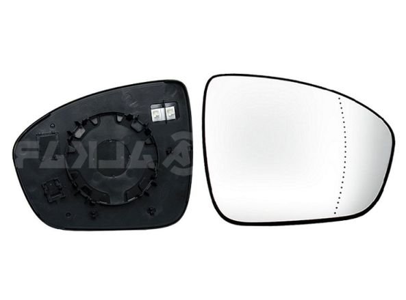 Acessar a peça Vidro + suporte do espelho retrovisor direito, asférico, aquecido Acessar a peça Vidro + suporte do espelho retrovisor direito, asférico, aquecido