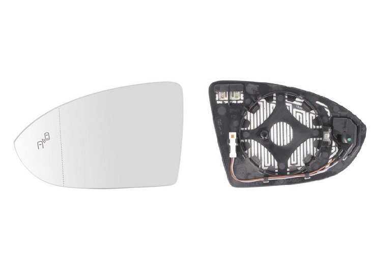 Acessar a peça Vidro + suporte do espelho retrovisor direito aquecido + lado seguro