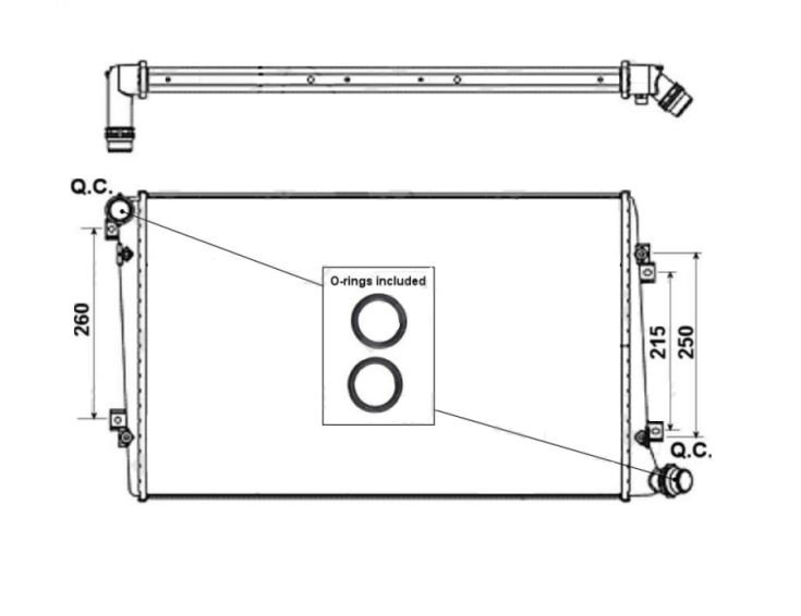 Acessar a peça Radiador 1.9l tdi - 2.0l tdi