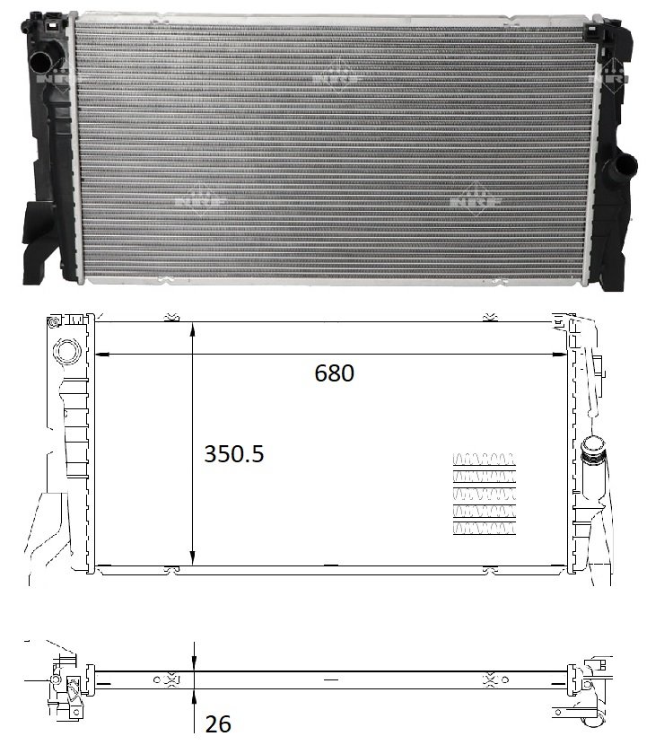 Radiador 1,5l f54/f57/f60 MINI MINI COUNTRYMAN  pour MINI MINI COUNTRYMAN Radiador 1,5l f54/f57/f60 MINI MINI COUNTRYMAN  pour MINI MINI COUNTRYMAN