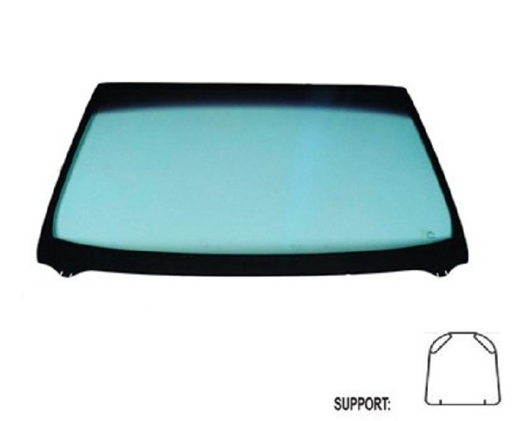 Acessar a peça Para-brisas verde serigrafiado base espelho friso superior