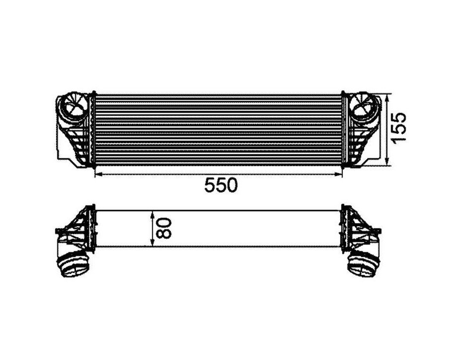 Resfriador trocador de ar a gasolina 3,0l BMW SERIE 5  pour BMW SERIE 5 Resfriador trocador de ar a gasolina 3,0l BMW SERIE 5  pour BMW SERIE 5