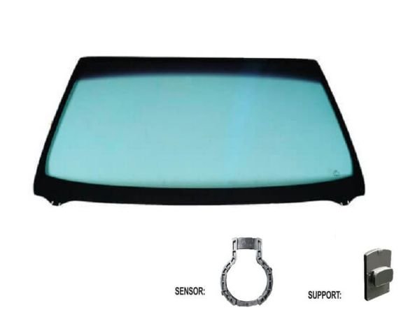 Acessar a peça Para-brisas verde acustico serigrafia sensor chuva/luz frisoinferior janela