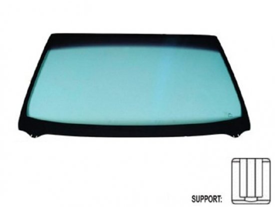 Acessar a peça Para-brisas verde controlo solar serigrafiado base espelho janela