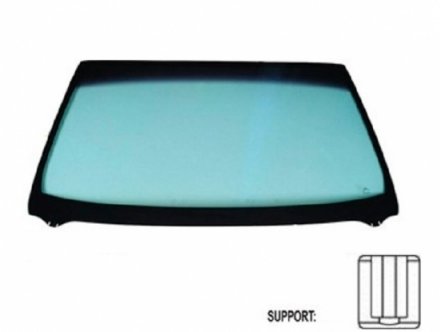 Acessar a peça Para-brisas com controle solar verde azul difuso