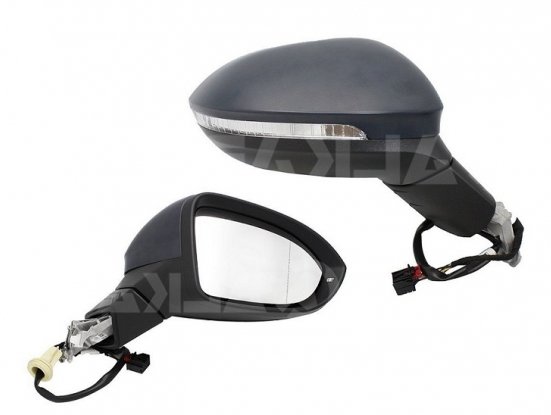 Acessar a peça Espelho retrovisor elétrico direito, convexo, aquecido, preparado, com indicador, cortesia, memória (11 pinos)