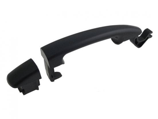 Puxador porta deslizante reversível preto