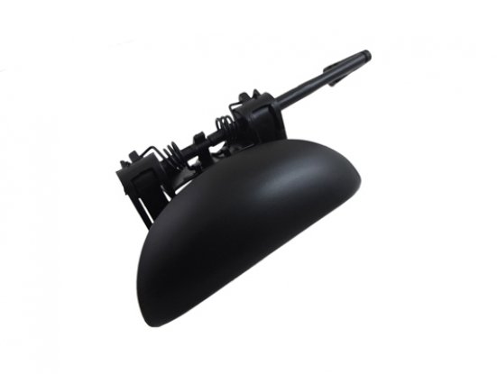 Acessar a peça Puxador porta frente esquerda preta lisa