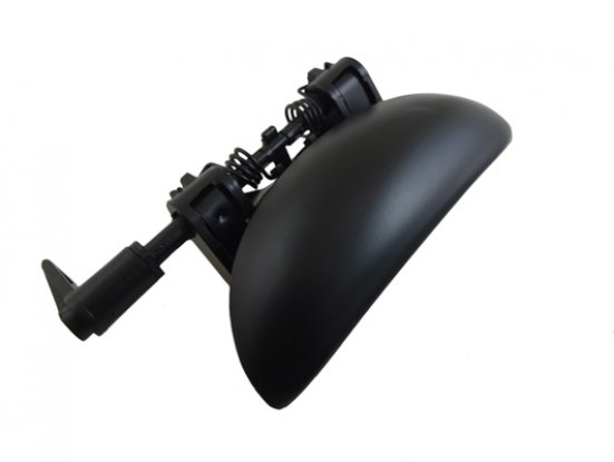 Acessar a peça Puxador porta traseira esquerda preta lisa exceto sw