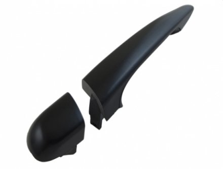 Acessar a peça Puxador porta frente/traseira esquerda com embelezador primariosem olho fechadura