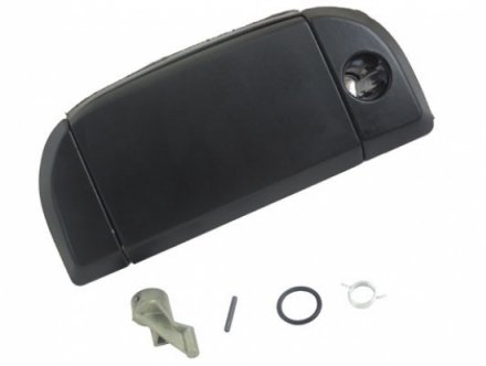 Acessar a peça Puxador porta frente direita semconjunto chaves preto liso.