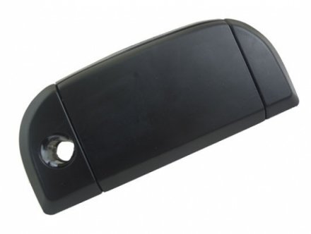 Acessar a peça Puxador porta frente esquerdasem conjunto chaves preto liso.