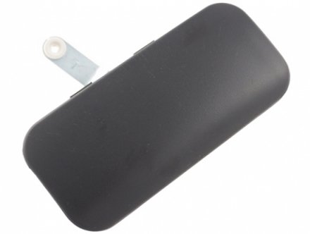 Acessar a peça Puxador porta frente esquerda preta rugosa