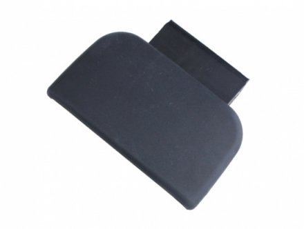 Acessar a peça Puxador porta frente reversivel preta rugosa Acessar a peça Puxador porta frente reversivel preta rugosa