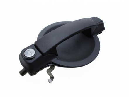 Acessar a peça Puxador porta frente esquerda preta rugosa com olho fechadura com bombin Acessar a peça Puxador porta frente esquerda preta rugosa com olho fechadura com bombin