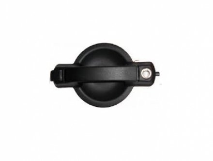 Acessar a peça Puxador porta frente direita rugosa preta com olho fechadura sem bombin