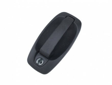 Acessar a peça Puxador porta frente esquerda preta rugosa com olho fechadura Acessar a peça Puxador porta frente esquerda preta rugosa com olho fechadura