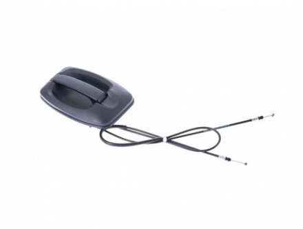 Acessar a peça Puxador lateral corredera preta rugosa sem olho fechadura larga com 2 cables Acessar a peça Puxador lateral corredera preta rugosa sem olho fechadura larga com 2 cables