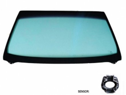 Acessar a peça Para-brisas verde acustico serigrafia sensor chuva/luz frisosuperior/inferior janela