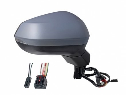 Acessar a peça Espelho direito elétrico, preparado aquecido + pisca + assistência lateral [grande angular]