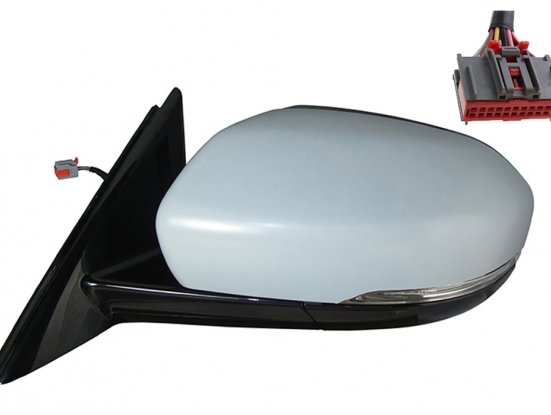 Espelho retrovisor esquerdo elétrico convexo, aquecido, rebatível + pisca + sonda + cortesia + lateral (12 pinos) LAND ROVER EVOQUE  pour LAND ROVER EVOQUE Espelho retrovisor esquerdo elétrico convexo, aquecido, rebatível + pisca + sonda + cortesia + lateral (12 pinos) LAND ROVER EVOQUE  pour LAND ROVER EVOQUE