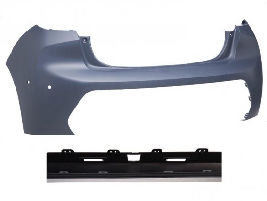 Para-choque traseiro superior preparado + 4 sensores + câmera pour PEUGEOT 208 Para-choque traseiro superior preparado + 4 sensores + câmera pour PEUGEOT 208