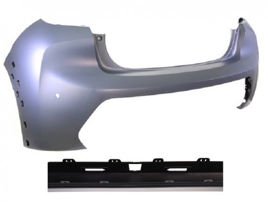 Para-choque traseiro superior com primer + 2 sensores + câmera gt line pour PEUGEOT 208 Para-choque traseiro superior com primer + 2 sensores + câmera gt line pour PEUGEOT 208