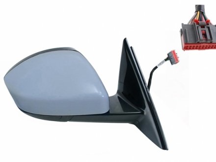 Acessar a peça Espelho direito elétrico, preparado, aquecido, convexo + indicador (6 pinos) Acessar a peça Espelho direito elétrico, preparado, aquecido, convexo + indicador (6 pinos)