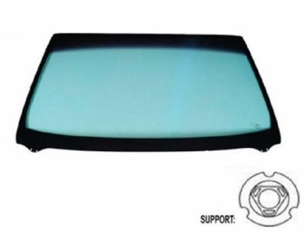 Acessar a peça Para-brisas verde difuso cinzento controlo solar serigrafiafriso inferior janela 2012->