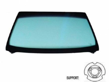 Acessar a peça Para-brisas verde controlo solar serigr. base esp. friso sup. janela sem techo panoramico