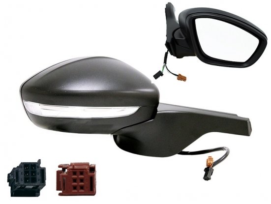 Elétrico, espelho direito aquecido + piloto + sonda ->18 CITROEN C3  pour CITROEN C3 Elétrico, espelho direito aquecido + piloto + sonda ->18 CITROEN C3  pour CITROEN C3