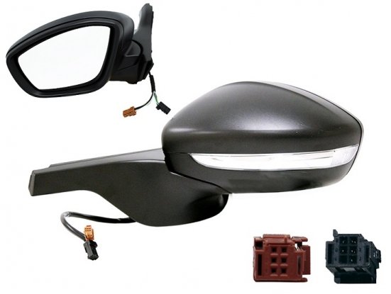 Retrovisor esquerdo elétrico, aquecido + piloto + lateral ->18 CITROEN C3  pour CITROEN C3 Retrovisor esquerdo elétrico, aquecido + piloto + lateral ->18 CITROEN C3  pour CITROEN C3