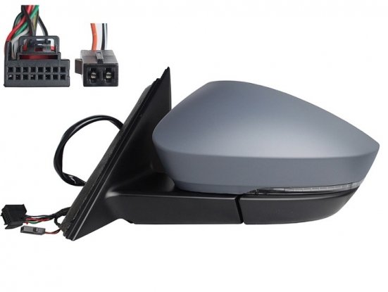 Acessar a peça Espelho esquerdo elétrico, térmico, rebatível + pisca + cortesia + memória + lateral