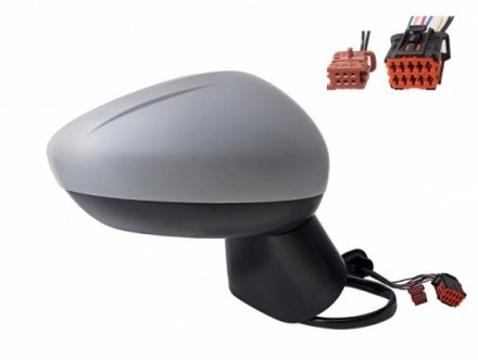 Acessar a peça Espelho direito elétrico, aquecido, rebatível + sonda + lateral